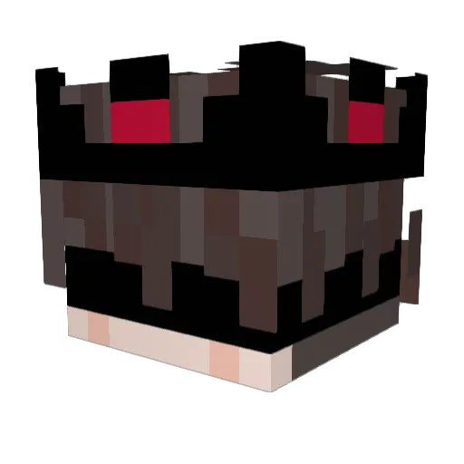 zQ_0 Minecraft avatar head, 3D render