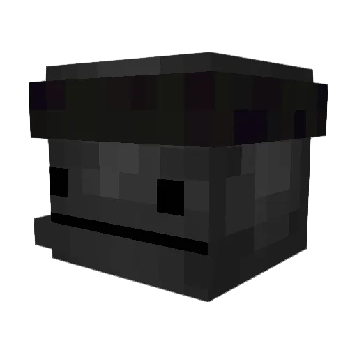 zQirey Minecraft avatar head, 3D render