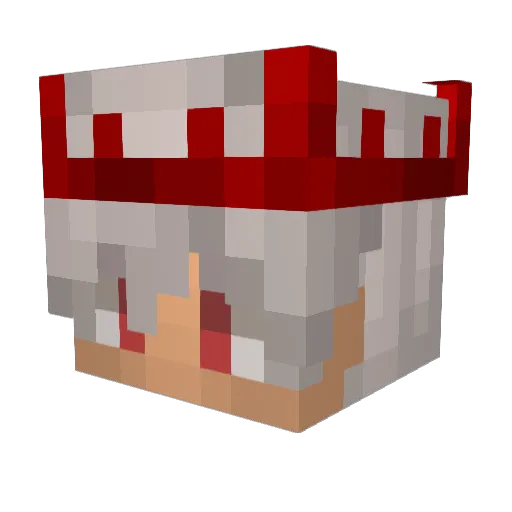 zQualityz Minecraft avatar head, 3D render