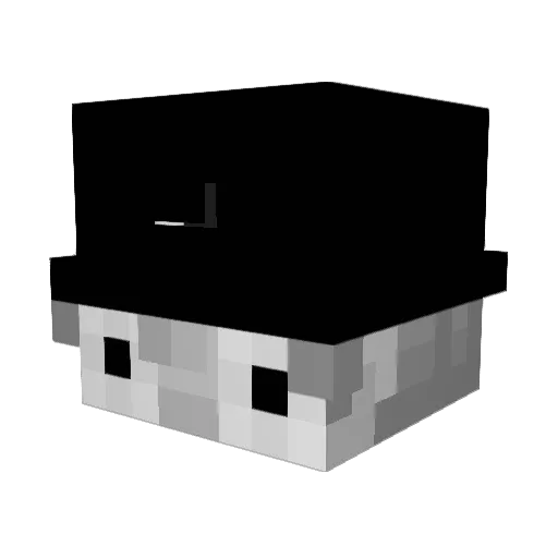 zQuickzz Minecraft avatar head, 3D render