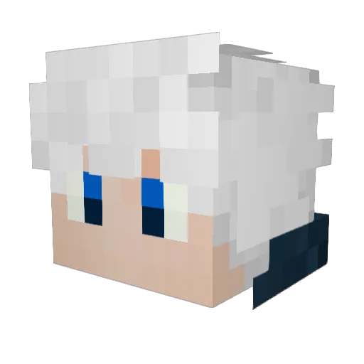 zR0LY_ Minecraft avatar head, 3D render