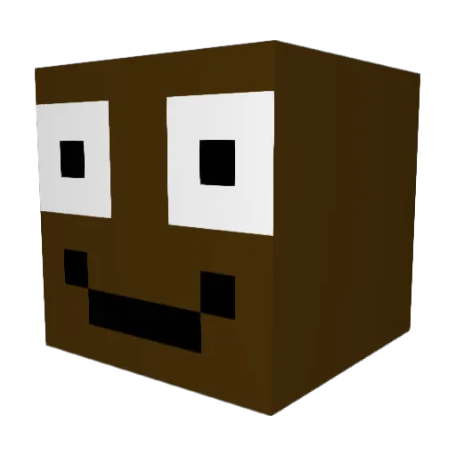 zRamu_ Minecraft avatar head, 3D render