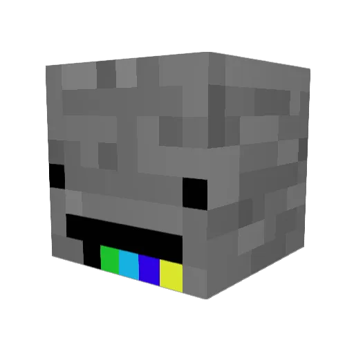 zRaull Minecraft avatar head, 3D render