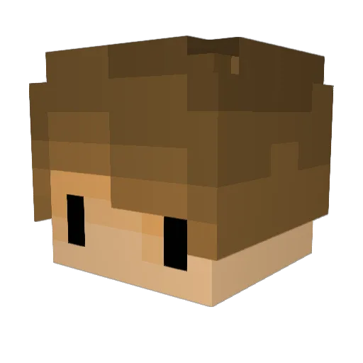 zRazzer Minecraft avatar head, 3D render