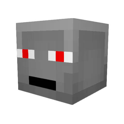 zRed949 Minecraft avatar head, 3D render