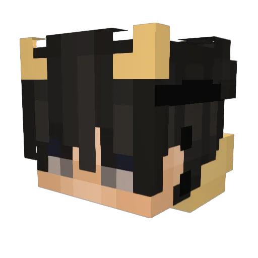 zRedMyCraft_EC Minecraft avatar head, 3D render