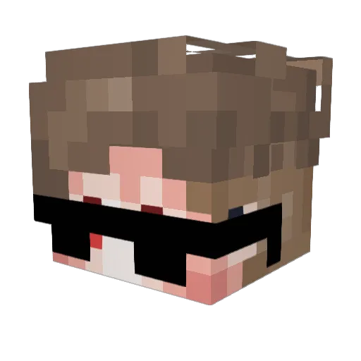 zReign_ Minecraft avatar head, 3D render