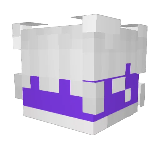 zRenin Minecraft avatar head, 3D render