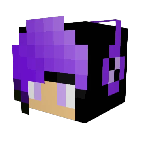 zRiddlerz Minecraft avatar head, 3D render
