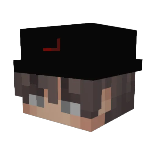 zRoGoz Minecraft avatar head, 3D render