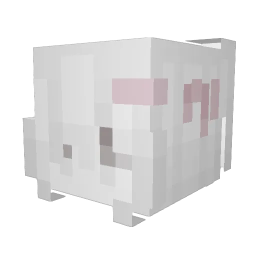 zRqven Minecraft avatar head, 3D render