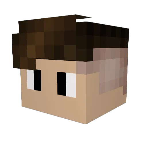 zRunnL1re_ Minecraft avatar head, 3D render