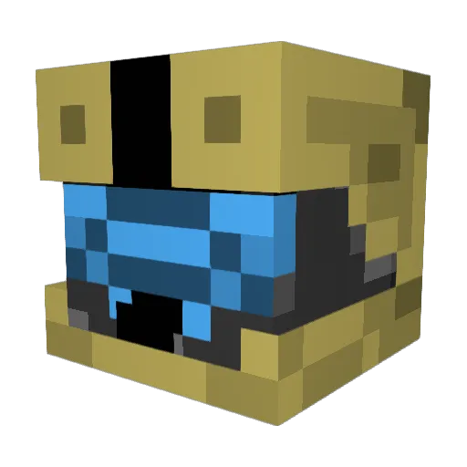 zRyen Minecraft avatar head, 3D render