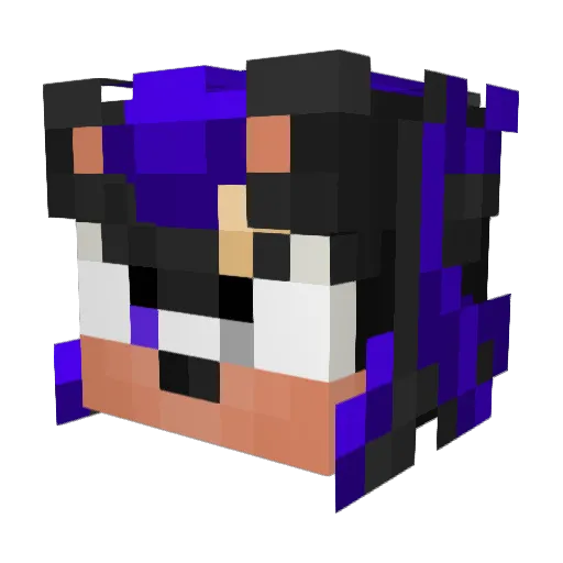 zRyloth Minecraft avatar head, 3D render