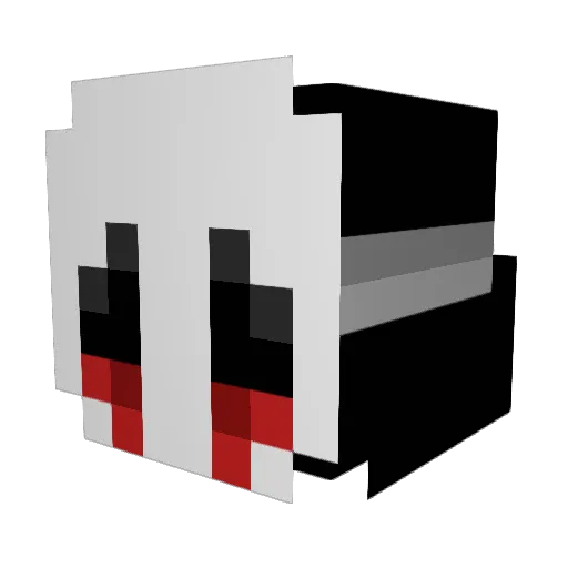 zRyman Minecraft avatar head, 3D render