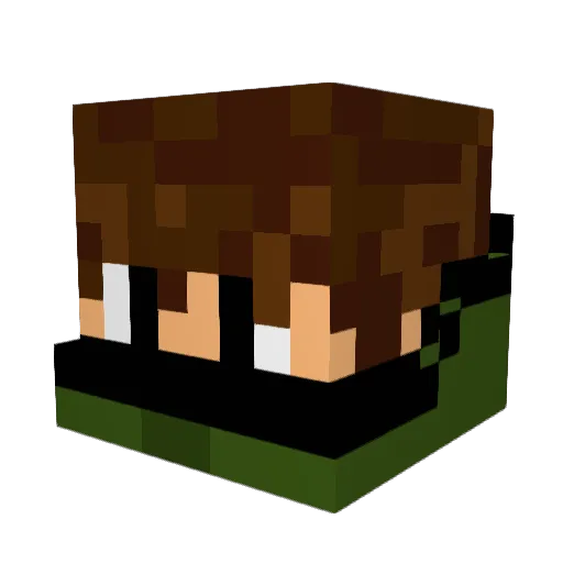 zSamix_ Minecraft avatar head, 3D render