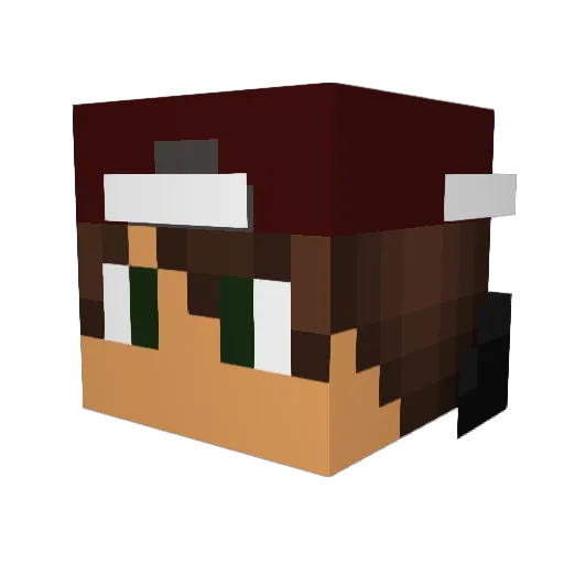 zSamuca_ Minecraft avatar head, 3D render