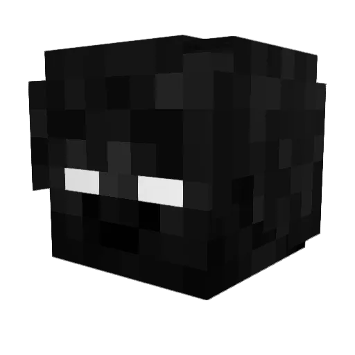 zScaryBTW Minecraft avatar head, 3D render