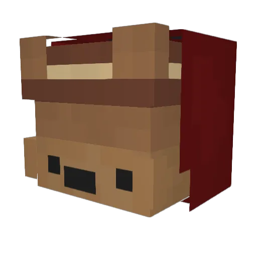 zSchultzPvP Minecraft avatar head, 3D render