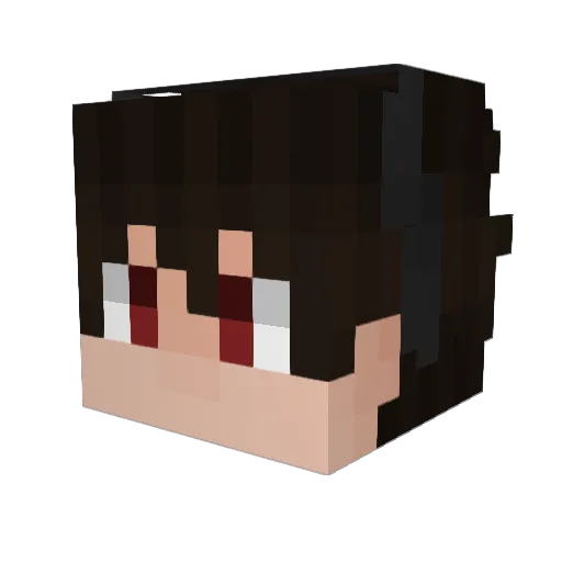 zShiro__ Minecraft avatar head, 3D render