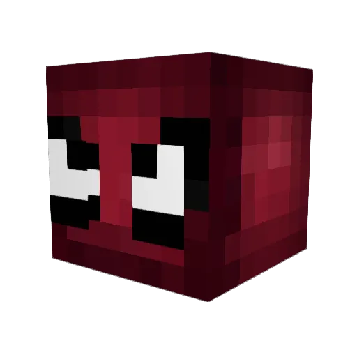 zShrp Minecraft avatar head, 3D render