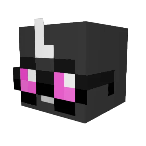 zSilly Minecraft avatar head, 3D render