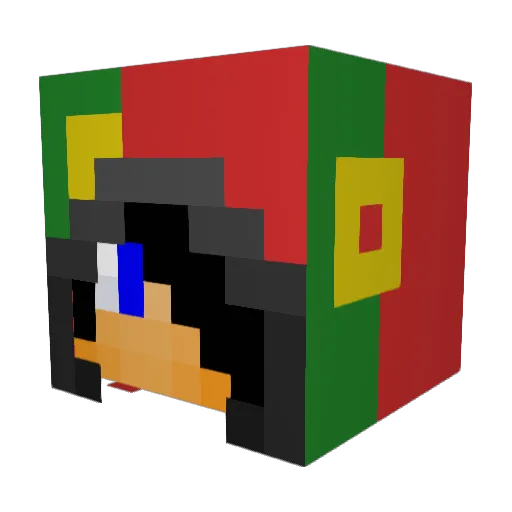 zSirus Minecraft avatar head, 3D render