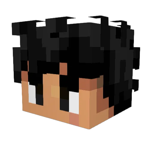 zSjebs Minecraft avatar head, 3D render