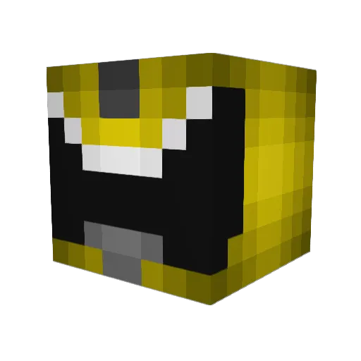 zSlaxed Minecraft avatar head, 3D render