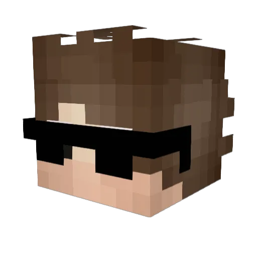 zSlimePvP_ Minecraft avatar head, 3D render