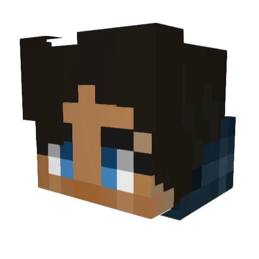 zSnowfilez Minecraft avatar head, 3D render
