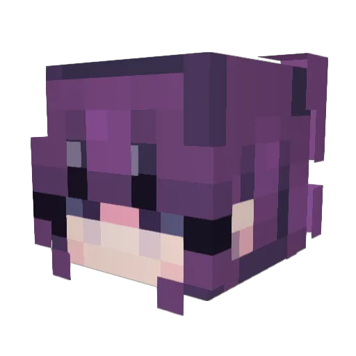 zSnowyu Minecraft avatar head, 3D render