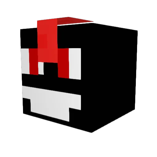 zSxty Minecraft avatar head, 3D render