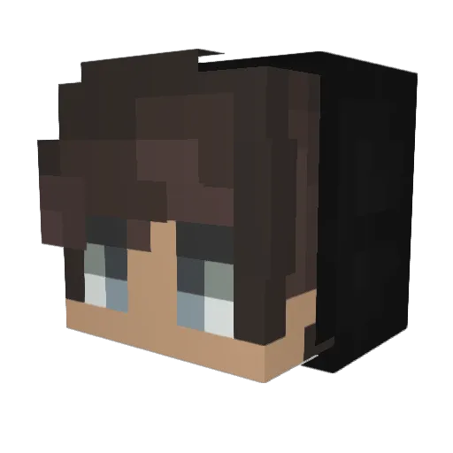 zSyma Minecraft avatar head, 3D render
