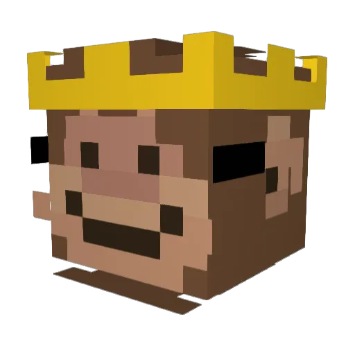 zSynchi Minecraft avatar head, 3D render