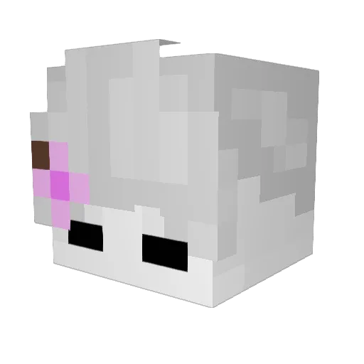 zSythel Minecraft avatar head, 3D render
