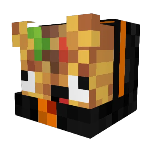 zTacoWea_ Minecraft avatar head, 3D render