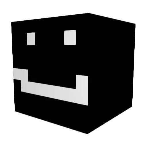 zTbra Minecraft avatar head, 3D render