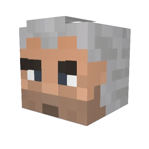 zTeKKeNz Minecraft avatar head, 3D render