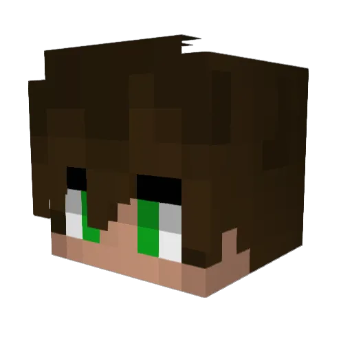 zTenzyn29 Minecraft avatar head, 3D render
