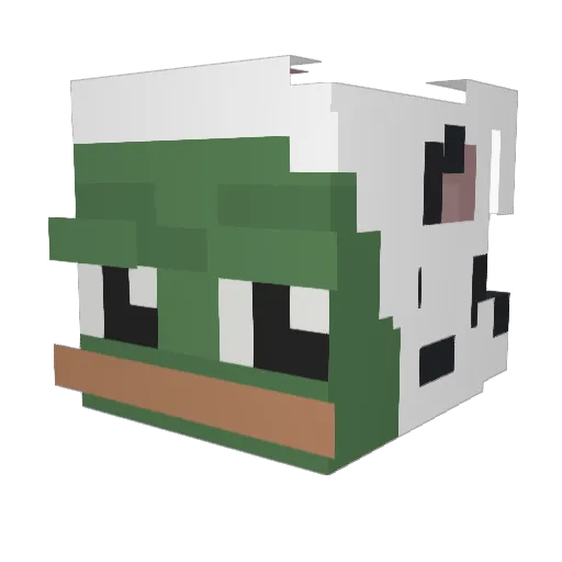 zTerrarxd_ Minecraft avatar head, 3D render