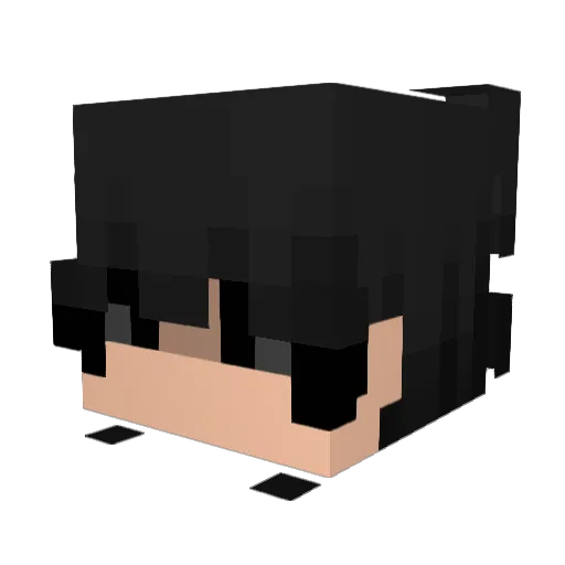 zTheCleo Minecraft avatar head, 3D render