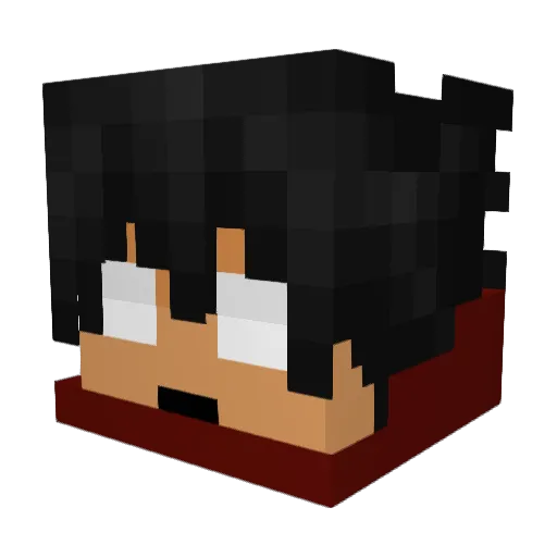 zTheMega_ Minecraft avatar head, 3D render