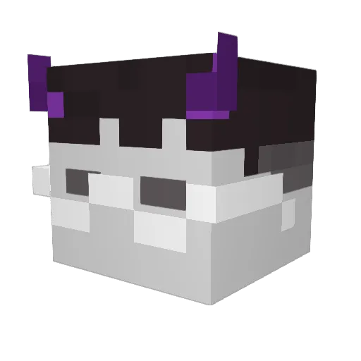 zThedroper Minecraft avatar head, 3D render