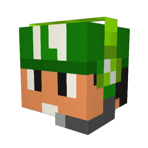 zTheo_Client Minecraft avatar head, 3D render