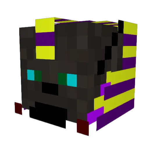 zTigR Minecraft avatar head, 3D render