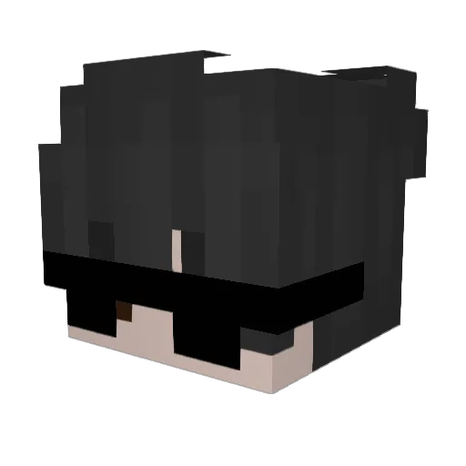 zTomih Minecraft avatar head, 3D render