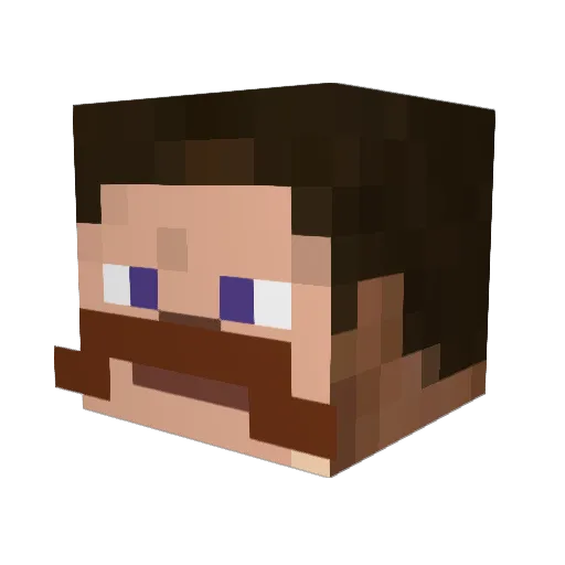 zTrixxz Minecraft avatar head, 3D render