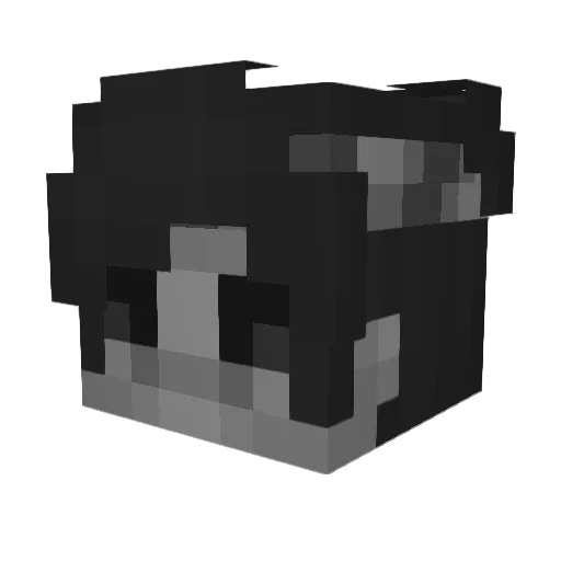 zTroths Minecraft avatar head, 3D render