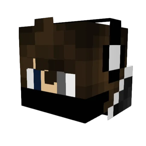 zTrqckpad Minecraft avatar head, 3D render